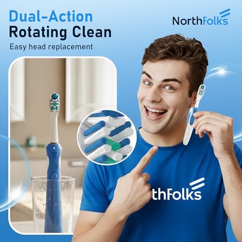 Cabezas de Cepillo de Dientes de Repuesto (4 Pcs) con Cerda Suave | Compatible con Modelos Oral-B 3733, 4732 y 4734 – Limpieza Dual - imagen 4