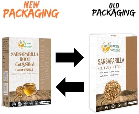 Raíz de Sarsaparilla Orgánica Herbs Botanica 100g - Purificador Natural de Sangre, Salud de la Piel, Inmunidad y Soporte Articular para Té Herbal - imagen 3