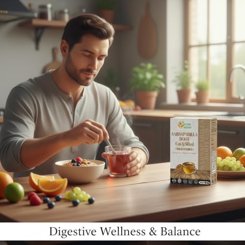 Raíz de Sarsaparilla Orgánica Herbs Botanica 100g - Purificador Natural de Sangre, Salud de la Piel, Inmunidad y Soporte Articular para Té Herbal - imagen 5