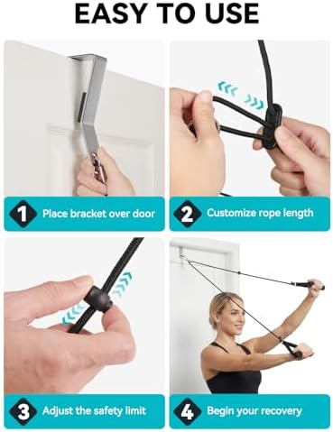 Polea de Hombro Tavirela para Terapia Física - Equipo Profesional de Rehabilitación para Hombro Congelado y Recuperación de Manguito Rotador, Sistema - imagen 2