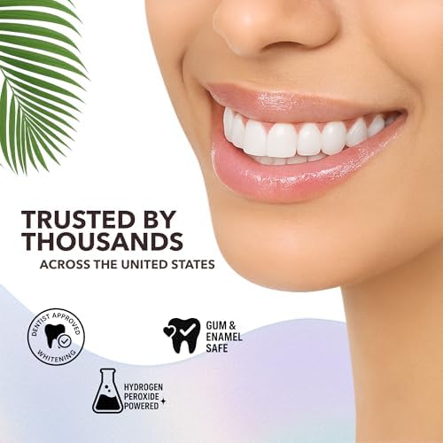 Tiras Blanqueadoras Profesionales Purli para Dientes - Tratamiento de 9 Días, Efectos Profesionales, Seguras para Encías y Esmalte, con Aceite de - imagen 4