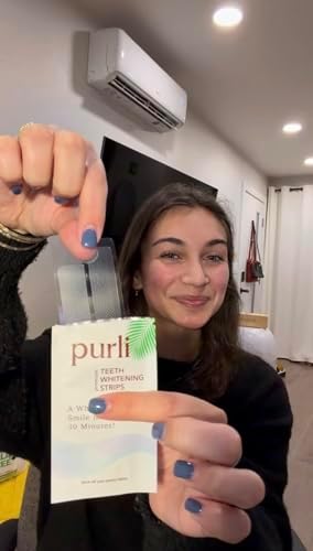 Tiras Blanqueadoras Profesionales Purli para Dientes - Tratamiento de 9 Días, Efectos Profesionales, Seguras para Encías y Esmalte, con Aceite de - imagen 5