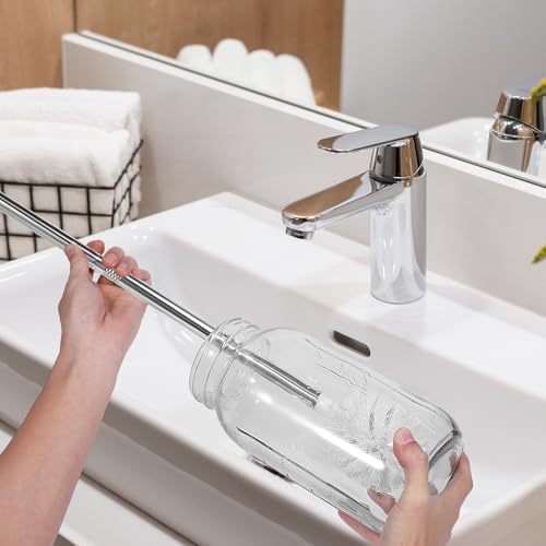 Cepillo de Limpieza para Jarras de Agua de 3 y 5 Galones, Cepillo Extra Largo para Botellas y Carboys - imagen 7