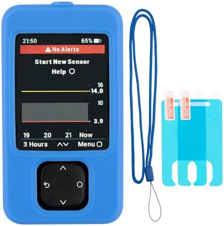 Funda para Receptor Dexcom G7 con Lanyard y 2 Protectores de Pantalla (Azul) - imagen 1