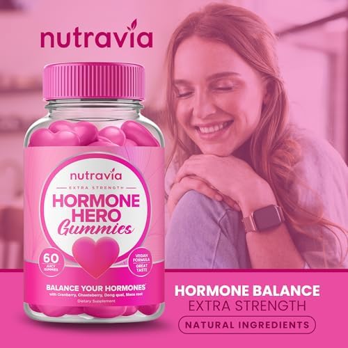 Gomitas para el Balance Hormonal de Mujeres + Suplemento para Alivio de PMS - Apoya Cambios de Ánimo, Piel Clara, Menos Calambres y Distensión - - imagen 6