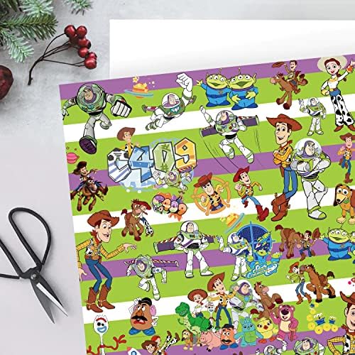 Paquete de 5 Hojas de Papel Kraft para Regalos 20 x 30 - Papel de Regalo de Calidad para Cumpleaños de Niños, Fiestas y Decoraciones Festivas (Tema - imagen 4