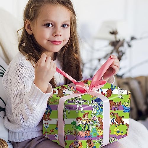 Paquete de 5 Hojas de Papel Kraft para Regalos 20 x 30 - Papel de Regalo de Calidad para Cumpleaños de Niños, Fiestas y Decoraciones Festivas (Tema - imagen 6