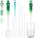 Set de 5 Cepillos Limpiadores para Botellas de Agua: 5 en 1, Herramientas Multifuncionales para Limpiar Tapas, Fondos y Popotes - imagen 1