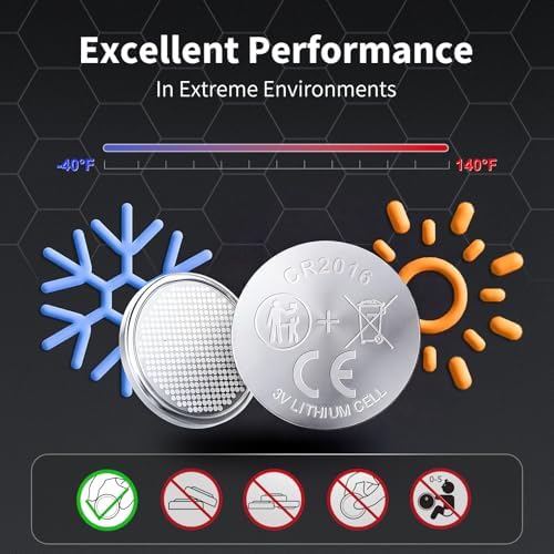 Batería de Litio NICEBATT CR2016 3V en Paquete de 6, Potencia Duradera para Llave, Reloj, Calculadora y Más - imagen 6