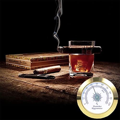 Higrómetro para Cigarros - Higrómetro Termómetro Ajustable de Alta Precisión de 2 Pulgadas para Humidor, Gabinete, Tarros y Guitarras - imagen 6
