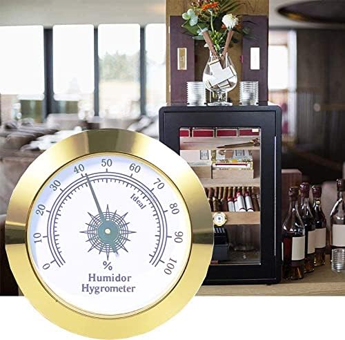 Higrómetro para Cigarros - Higrómetro Termómetro Ajustable de Alta Precisión de 2 Pulgadas para Humidor, Gabinete, Tarros y Guitarras - imagen 7