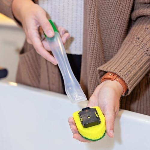 Recargas para Estropajo LIBMAN - Paquete de 3 Recargas Duraderas y No Rascantes - Compatibles con Dishmatic - imagen 2