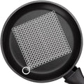 Limpiador de Hierro Fundido, Estropajo de Acero Inoxidable 316 de 6 Pulgadas, Cepillo para Sartén con Anillo, Limpiador de Cadena para Parrillas y - imagen 1