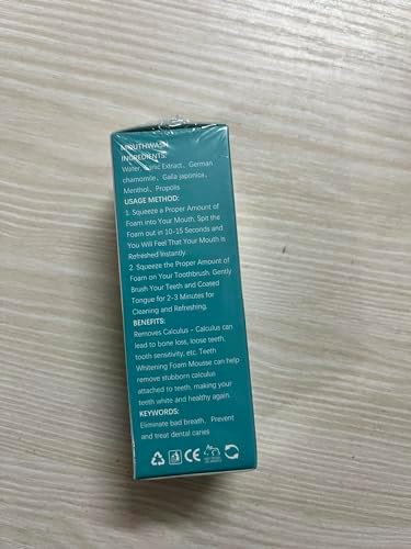 Juego de 3 Piezas de Enjuague Bucal y Espuma de Pasta Dental, Blanqueamiento Dental, Cuidado Oral y Limpieza Profunda para Aliento Fresco. - imagen 6