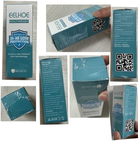 Juego de 3 Piezas de Enjuague Bucal y Espuma de Pasta Dental, Blanqueamiento Dental, Cuidado Oral y Limpieza Profunda para Aliento Fresco. - imagen 7