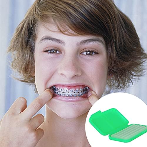 Cera Dental MorTime 12 Piezas con Estuches Coloridos, 60 Tiras de Cera Ortodóntica para Usar con Frenos y Alineadores - imagen 4