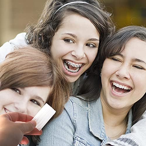 Cera Dental MorTime 12 Piezas con Estuches Coloridos, 60 Tiras de Cera Ortodóntica para Usar con Frenos y Alineadores - imagen 5