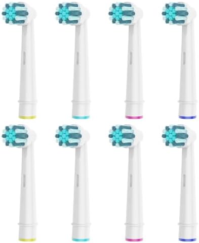 8 Piezas de Cabezas de Repuesto para Cepillos de Dientes Eléctricos Braun Oral B Kids, Cerdas Ultra Suaves - imagen 1