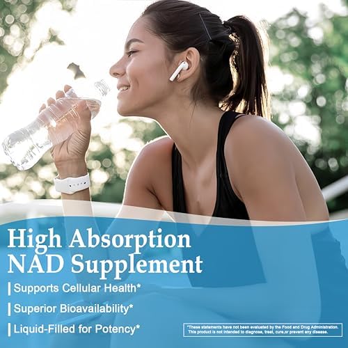 Suplemento JINGYAT 11 en 1 de NAD con Resveratrol, CoQ10, Quercetina, Colágeno y Semilla de Uva para Energía Celular, Enfoque Mental y Antioxidantes - imagen 5