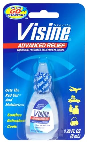 Visine Gotas Hidratantes para Ojos Rojos, Alivio de Enrojecimiento y Lubricante, 0.28 fl. oz - imagen 1