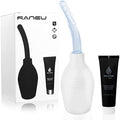 Kit de Bulbo Enema RANEU con Lubricante, Ducha Anal de Materiales Superiores para Hombres y Mujeres, Fabricado con Material Cómodo - imagen 1