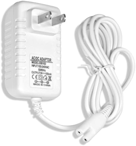 Cargador de Repuesto Pinkind para Waterpik WP360 WP360W WP462 WP462W WP450 WP450W WF-13CD010 YLA-03010, Adaptador AC de 5 pies, Color Blanco - imagen 1