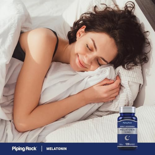 Melatonina Piping Rock 10mg | 120 Cápsulas Blandas | Suplemento de Liberación Rápida | Alta Absorción | Sin OGM, Sin Gluten - imagen 6