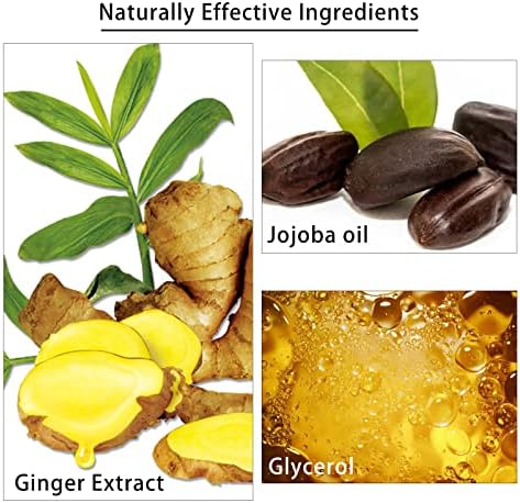 Aceite de Jengibre Ownest 3 Piezas, 100% Natural para Drenaje Linfático, Aceite Relajante para SPA - 30ml - imagen 6