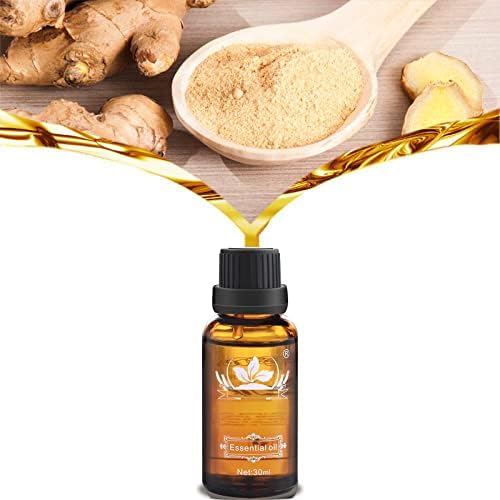 Aceite de Jengibre Ownest 3 Piezas, 100% Natural para Drenaje Linfático, Aceite Relajante para SPA - 30ml - imagen 7