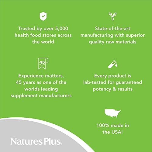 NaturesPlus Vitamina A 10,000 UI - 90 Tabletas Hidrosolubles - Apoyo para Visión, Piel y Sistema Inmunológico - 90 Porciones - imagen 7