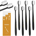 Cepillo de Dientes VEGOLS Adulto Extra Suave con 20,000 Cerdas Blandas, Paquete de 6 Cepillos Manuales Micro Nano para Proteger Encías Sensibles - - imagen 1