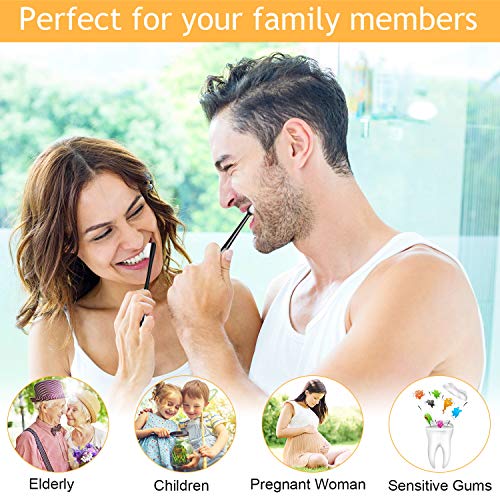 Cepillo de Dientes VEGOLS Adulto Extra Suave con 20,000 Cerdas Blandas, Paquete de 6 Cepillos Manuales Micro Nano para Proteger Encías Sensibles - - imagen 7