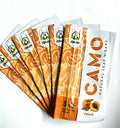 6 Paquetes de Envolturas Naturales CAMO de Hoja Durazno 30 Hojas con Sticker Oficial de Camo Cones - imagen 1