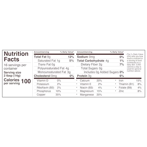 Semillas de Sésamo Negro Orgánicas Foods Alive 8 oz en Tarro, No GMO, Kosher, Sin Gluten, Keto, Paleo, Fuente de Proteína (227g) - imagen 2