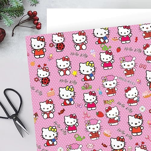Paquete de 5 Hojas de Papel Kraft para Regalos 20 x 30 con Puntos Rosados - Ideal para Cumpleaños, Fiestas y Decoraciones Festivas - imagen 4