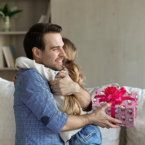 Paquete de 5 Hojas de Papel Kraft para Regalos 20 x 30 con Puntos Rosados - Ideal para Cumpleaños, Fiestas y Decoraciones Festivas - imagen 7