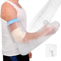 Cubiertas para yeso para ducha, impermeables, extra grandes para adultos, reutilizables, suministros para cuidado de heridas, mantienen el brazo seco - imagen 1