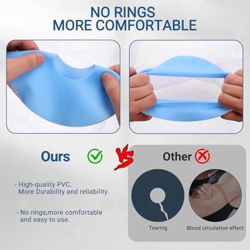 Cubiertas para yeso para ducha, impermeables, extra grandes para adultos, reutilizables, suministros para cuidado de heridas, mantienen el brazo seco - imagen 4