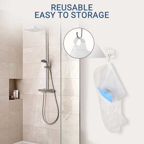 Cubiertas para yeso para ducha, impermeables, extra grandes para adultos, reutilizables, suministros para cuidado de heridas, mantienen el brazo seco - imagen 7