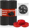 Briquetas de Carbón de Incienso MAQIHAN de 50MM - 20 Piezas de Discos de Carbón para Incienso, Encendido Rápido, Carbón Natural para Copal y Bakhoor - imagen 1