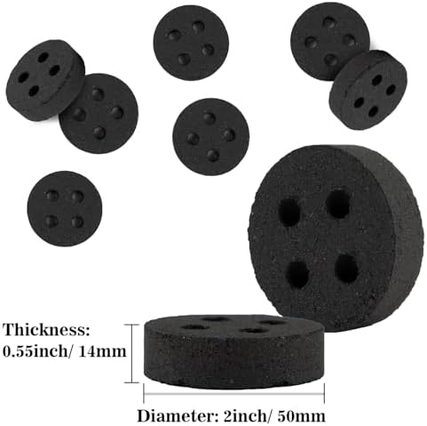 Briquetas de Carbón de Incienso MAQIHAN de 50MM - 20 Piezas de Discos de Carbón para Incienso, Encendido Rápido, Carbón Natural para Copal y Bakhoor - imagen 2