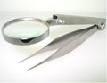 Pinzas Plegables HTS MT-038-L Grandes con Lente de Aumento 3.5x - imagen 1