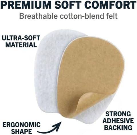 3 Pares de Almohadillas de Fieltro para Calzado, Inserciones para Mayor Comodidad - imagen 4