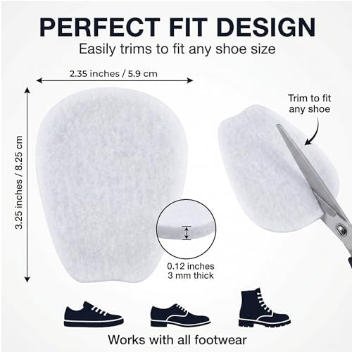3 Pares de Almohadillas de Fieltro para Calzado, Inserciones para Mayor Comodidad - imagen 6