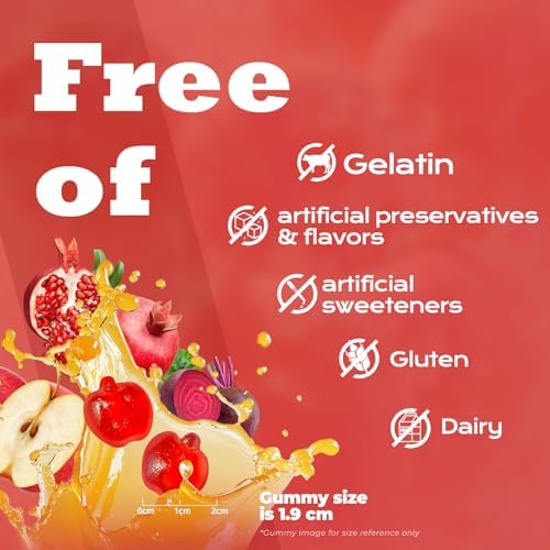Gomitas de Vinagre de Sidra de Manzana ATLEMISME, 120 piezas (2 meses), Máxima Potencia 1000mg con Vitaminas B y Antioxidantes para Digestión, - imagen 6