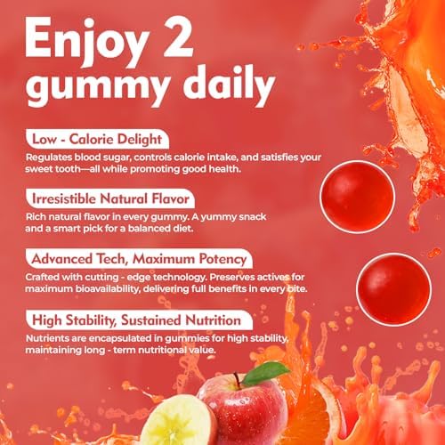 Gomitas de Vinagre de Sidra de Manzana ATLEMISME, 120 piezas (2 meses), Máxima Potencia 1000mg con Vitaminas B y Antioxidantes para Digestión, - imagen 7