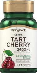 Cápsulas de Cereza Ácida Piping Rock | 100 Contenido | Extracto Concentrado | Suplemento Sin OGM y Sin Gluten - imagen 1