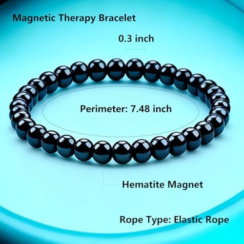Pulsera Magnética Terapéutica Drkao® para Mujeres, Apoya el Sistema Inmunológico, Alivia Estrés y Frustración, Banda para Tobillo y Muñeca, Regalos - imagen 3
