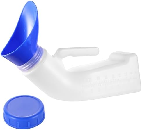 Botella de Orina Unisex para Hombres y Mujeres, 1200ML, a Prueba de Derrames, Portátil, con Tapa de Rosca y Embudo, Ideal para Viajes y Personas - imagen 1
