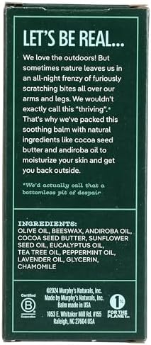 Bálsamo en Barra Murphys Naturals para Alivio de Picaduras, 0.5 OZ - imagen 2